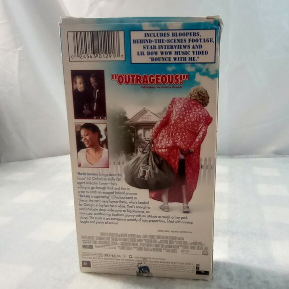Big Momma's House Special Edition VHS - Starring Martin Lawrence - Picture 4 of 6